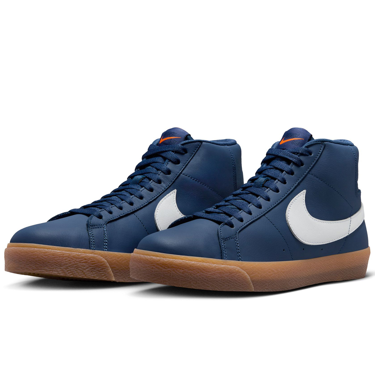 再入荷商品 Mid Blazer Zoom SB Nike Navy/White/Navy/Gum US | Brown Light スケートボード